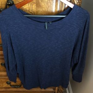 Cynthia Rowley Dolman Elbow Sleeve Top